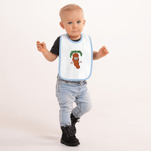 The Tamarind Man's Jam Tam Tam Embroidered Baby Bib