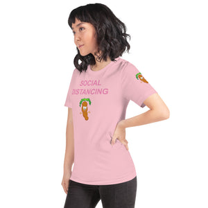 The Tamarind Man's Jam Limited Edition Social Distancing Tam Tam Pink Short-Sleeve Unisex T-Shirt