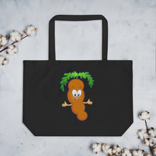 Load image into Gallery viewer, The Tamarind Man&#39;s Jam Popcorn Piggy Large organic tote bag
