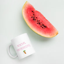 Load image into Gallery viewer, The Tamarind Man&#39;s Jam Limited Edition Social Distancing Stay Home Pink Mug
