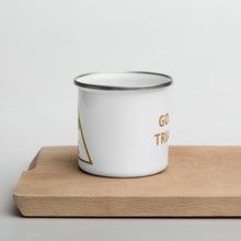 Load image into Gallery viewer, The Tamarind Man&#39;s Jam Golden Triangle Enamel Mug
