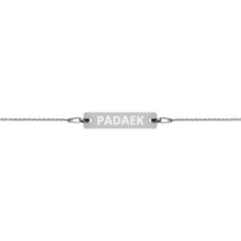 Load image into Gallery viewer, The Tamarind Man&#39;s Jam Padaek Engraved Silver Bar Chain Bracelet
