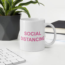 Load image into Gallery viewer, The Tamarind Man&#39;s Jam Limited Edition Social Distancing Tam Tam Pink Mug
