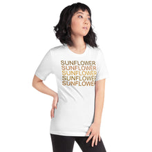 Load image into Gallery viewer, The Tamarind Man&#39;s Jam Sunflower x5 Short-Sleeve Unisex T-Shirt
