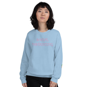 The Tamarind Man's jam Limited Edition Social Distancing Pink Unisex Sweatshirt