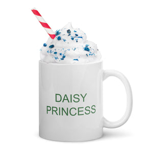 The Tamarind Man's Jam Daisy Princess White glossy mug